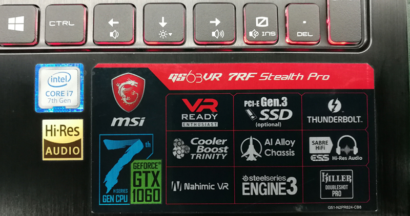 Znajdź model laptopa - przykład 1